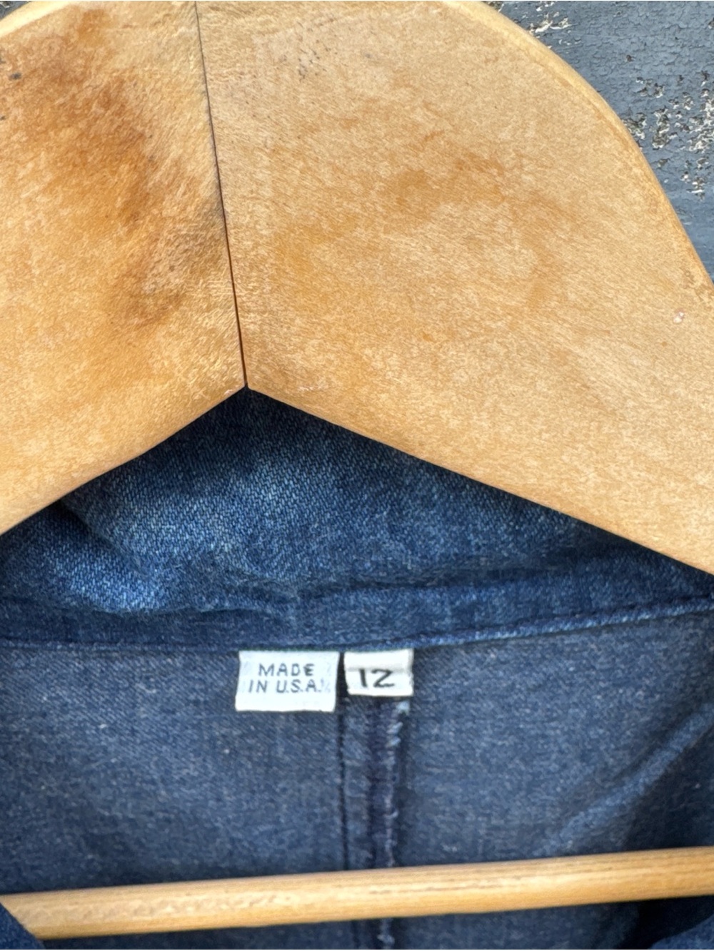 Vintage 90s Denim Chore Jacket Medium - Picture 3 of 6